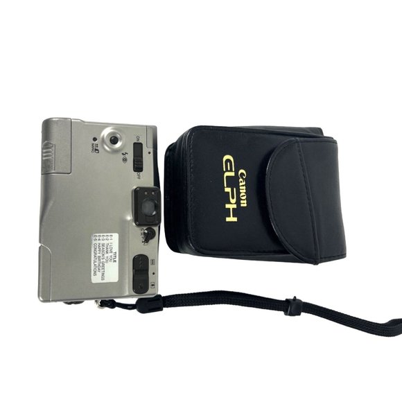 Canon ELPH APS 35mm Point and Shoot Film Camera 24-48mm Zoom W/ Case UNTESTED - Picture 4 of 4